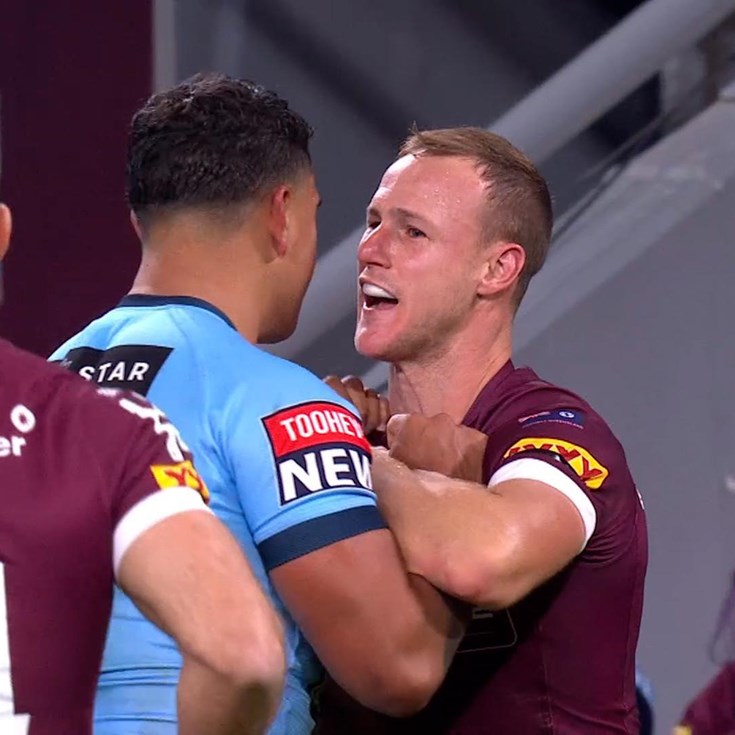 The running battle between Latrell and DCE in Origin II