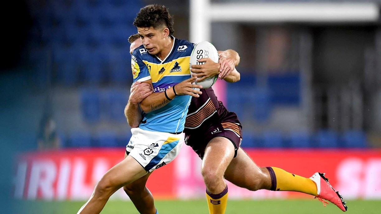 NRL 2022: Gold Coast Titans, Brisbane Broncos, pre-season trial