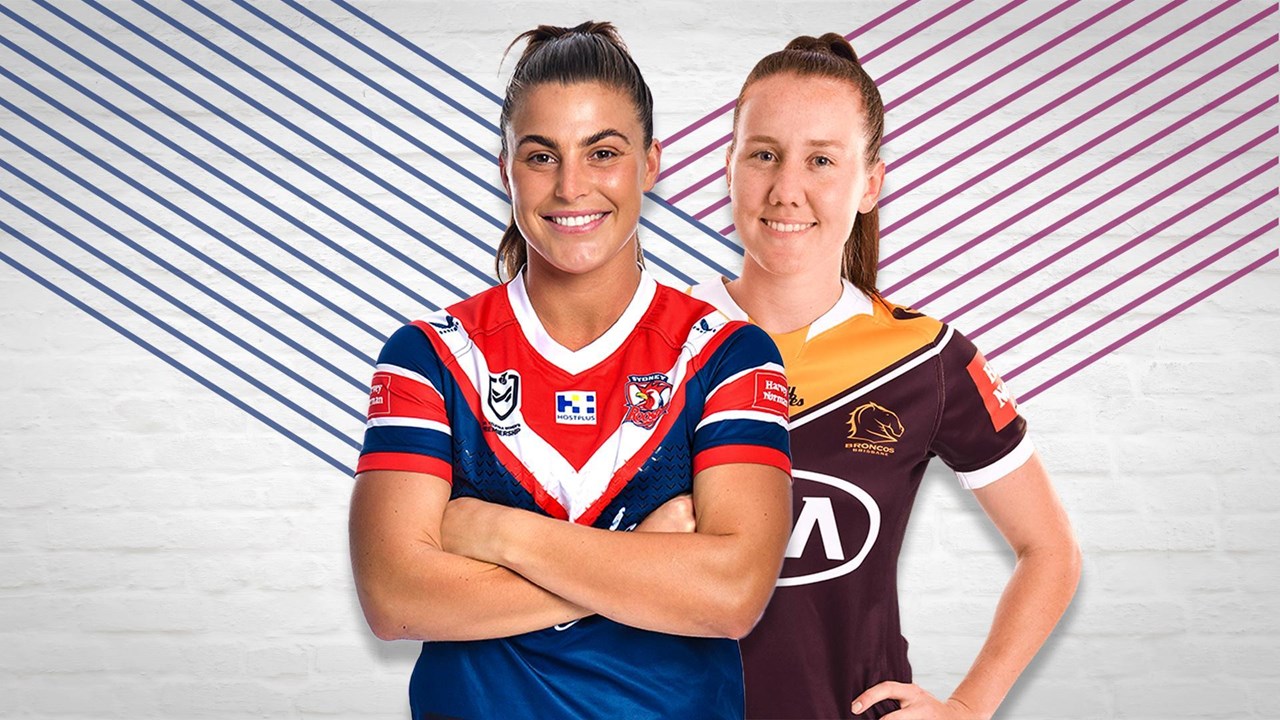 NRLW 2022: NRLW Teams Round 1, Sydney Roosters, Brisbane Broncos