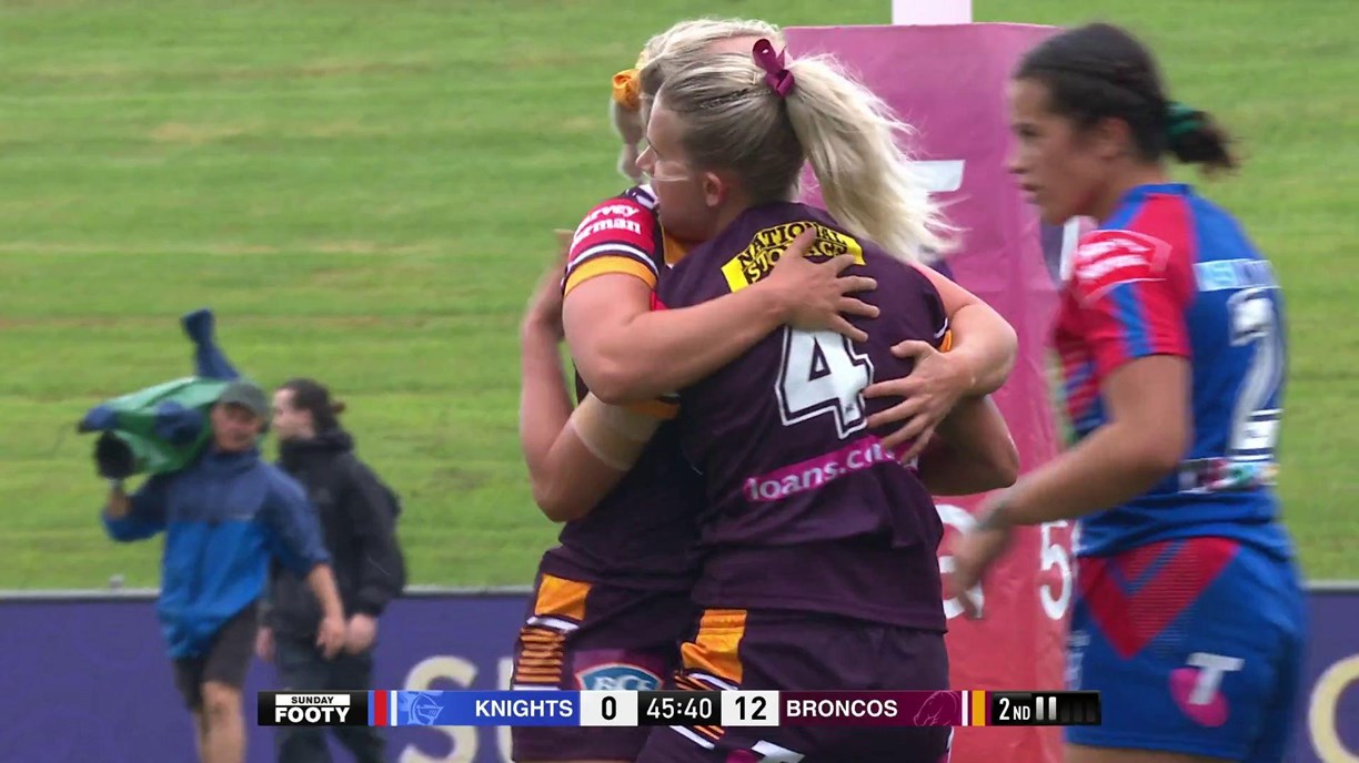 NRLW 2022: Match report, Brisbane Broncos, Newcastle Knights, Tamika Upton  and Shenae Ciesiolka combine to guide Broncos to big win