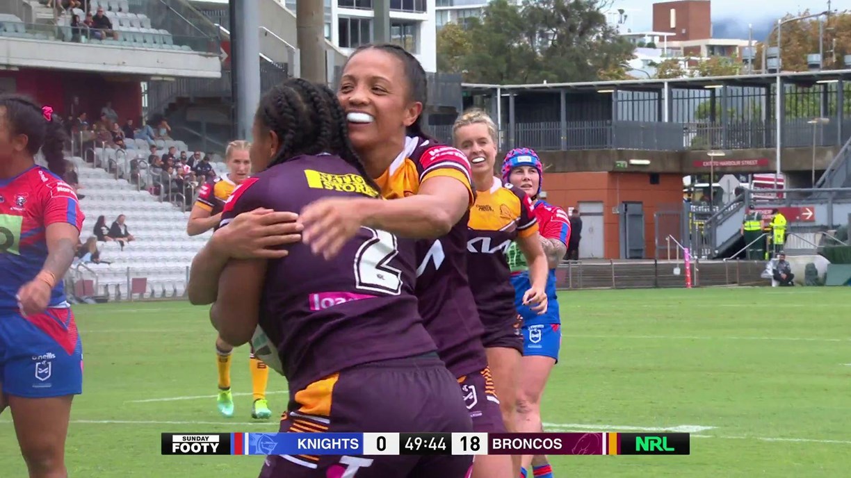 NRLW 2022: Match report, Brisbane Broncos, Newcastle Knights, Tamika Upton  and Shenae Ciesiolka combine to guide Broncos to big win