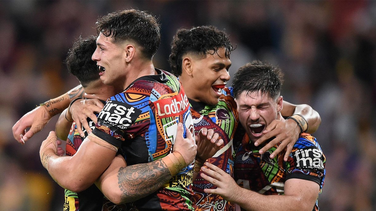 NRL 2022: Brisbane Broncos, Gold Coast Titans, round 12, Indigenous Round,  Suncorp Stadium, match report, Toby Sexton, Payne Haas, Jayden Campbell,  Selwyn Cobbo