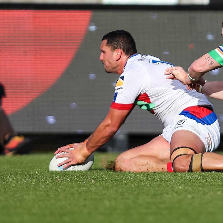 Croker chases down Ponga grubber