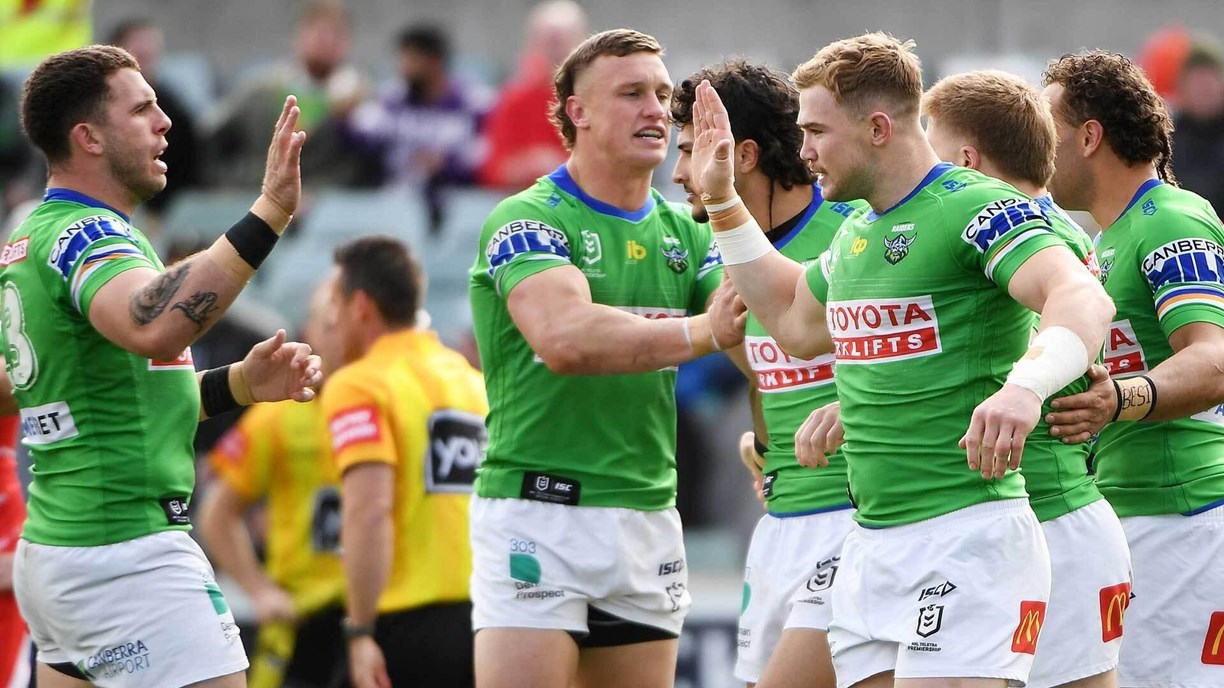 NRL ScoreCentre: Canberra Raiders defeat St George Illawarra