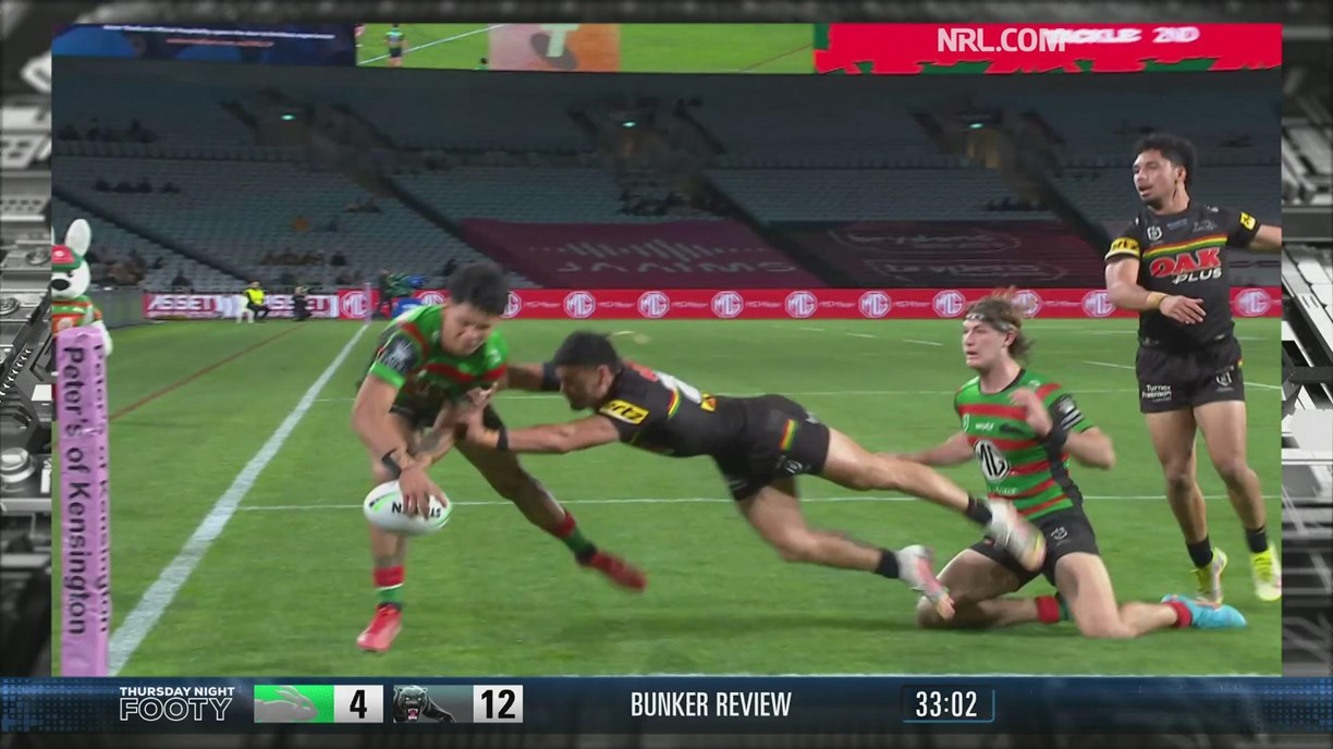 NRL 2022: Penrith Panthers v South Sydney Rabbitohs, score, result, video,  highlights, minor premiership, Liam Martin try