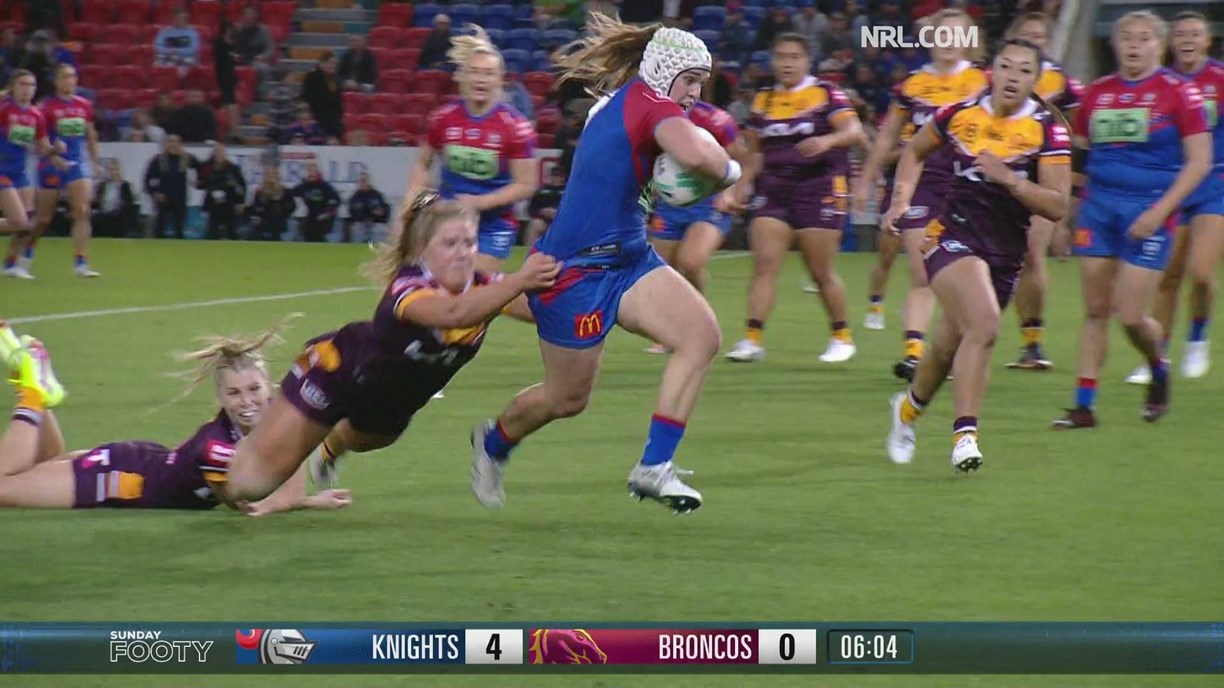 NRLW 2022: Match report, Brisbane Broncos, Newcastle Knights