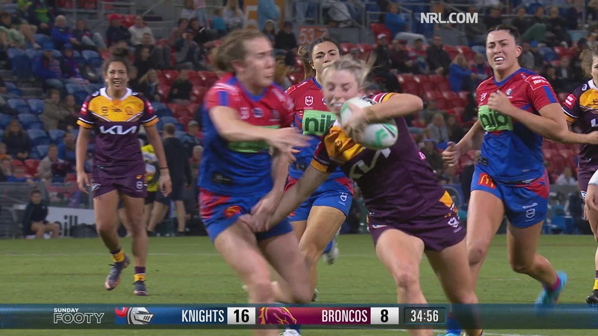 NRLW 2022: Match report, Brisbane Broncos, Newcastle Knights