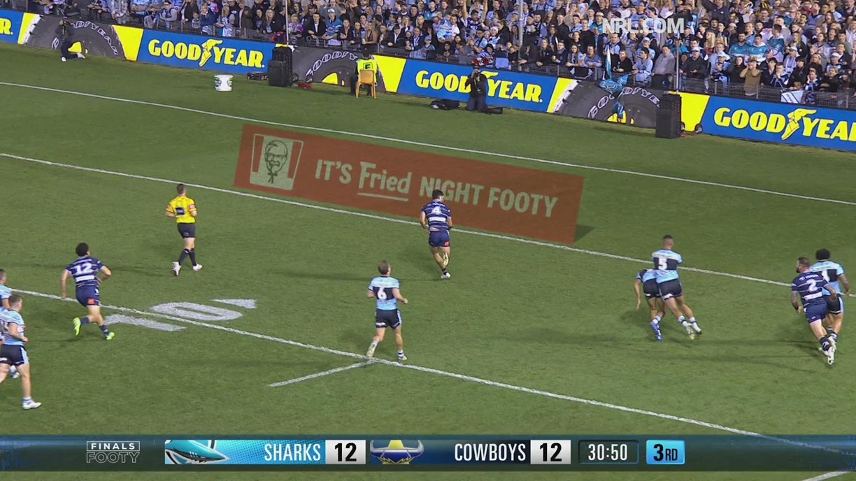 NRL Cowboys v Sharks, Best Finishes of 2022, Finals Week 1