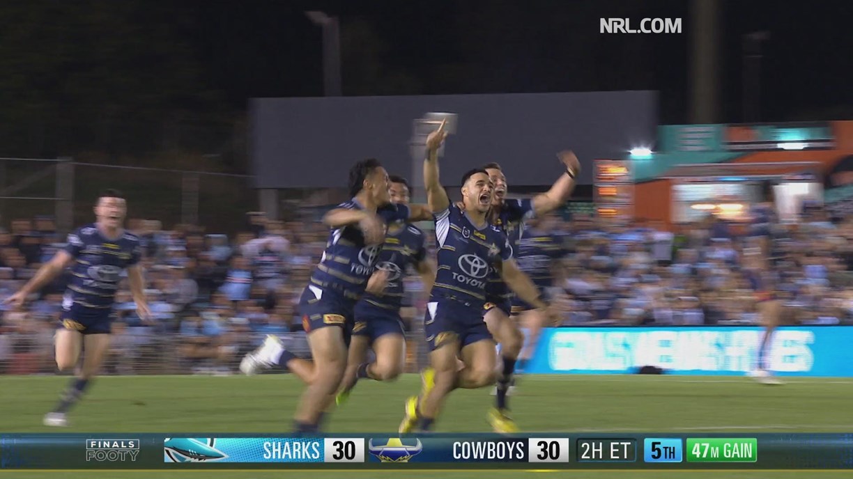 NRL Cowboys v Sharks, Best Finishes of 2022, Finals Week 1