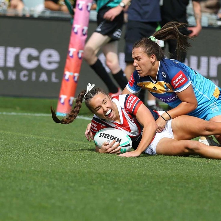 Teen sensation gets her first of many NRLW tries