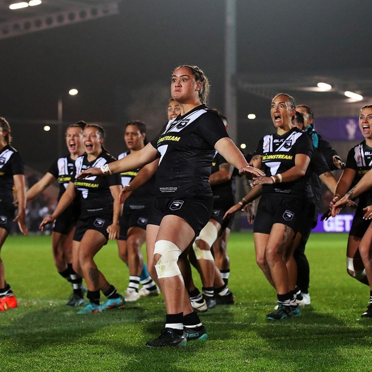 Hill-Moana leads rousing Kiwi Ferns haka