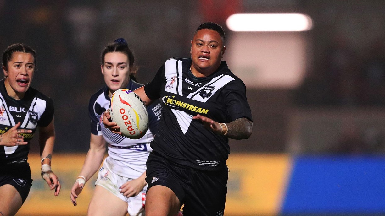 Code hopping Mele Hufanga finds her home at Kiwi Ferns for Rugby League  World Cup