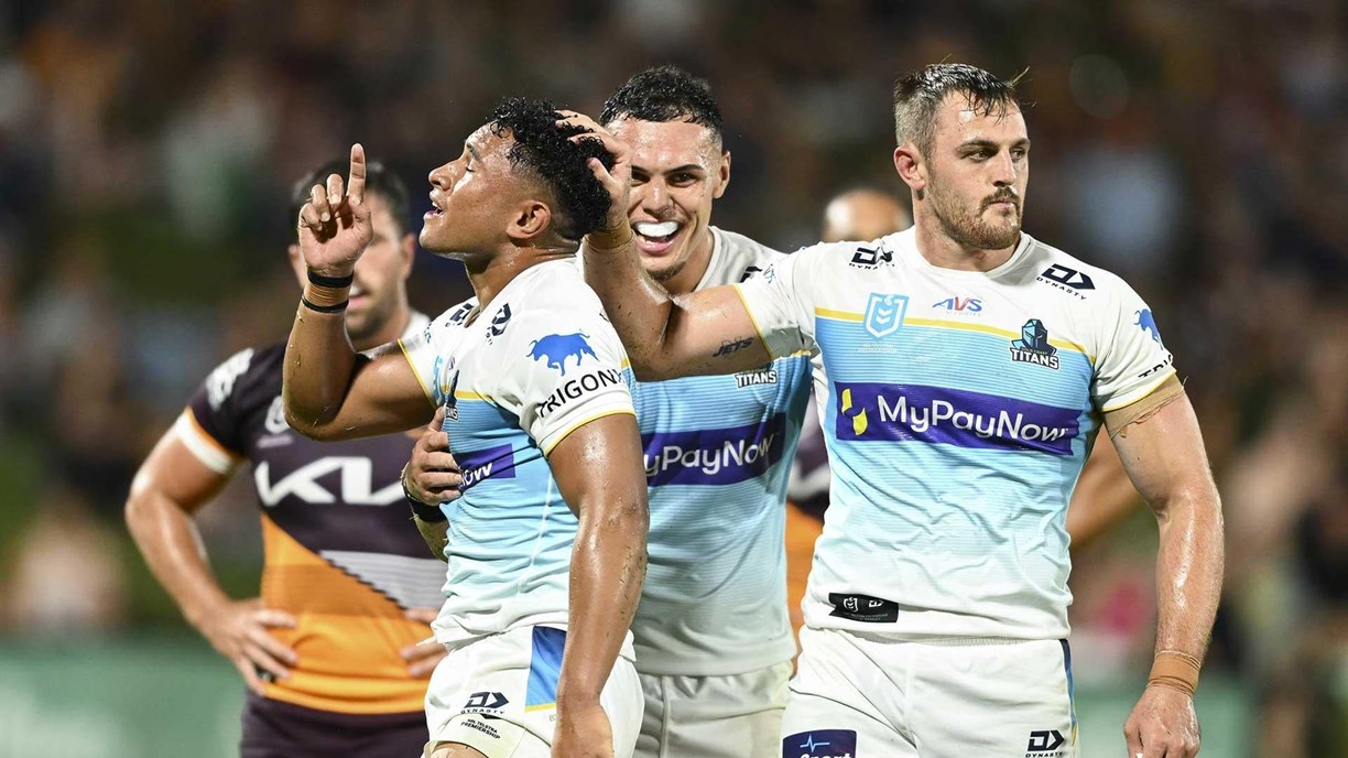 : DYNASTY Gold Coast Titans 2023 NRL Mens Home Rugby