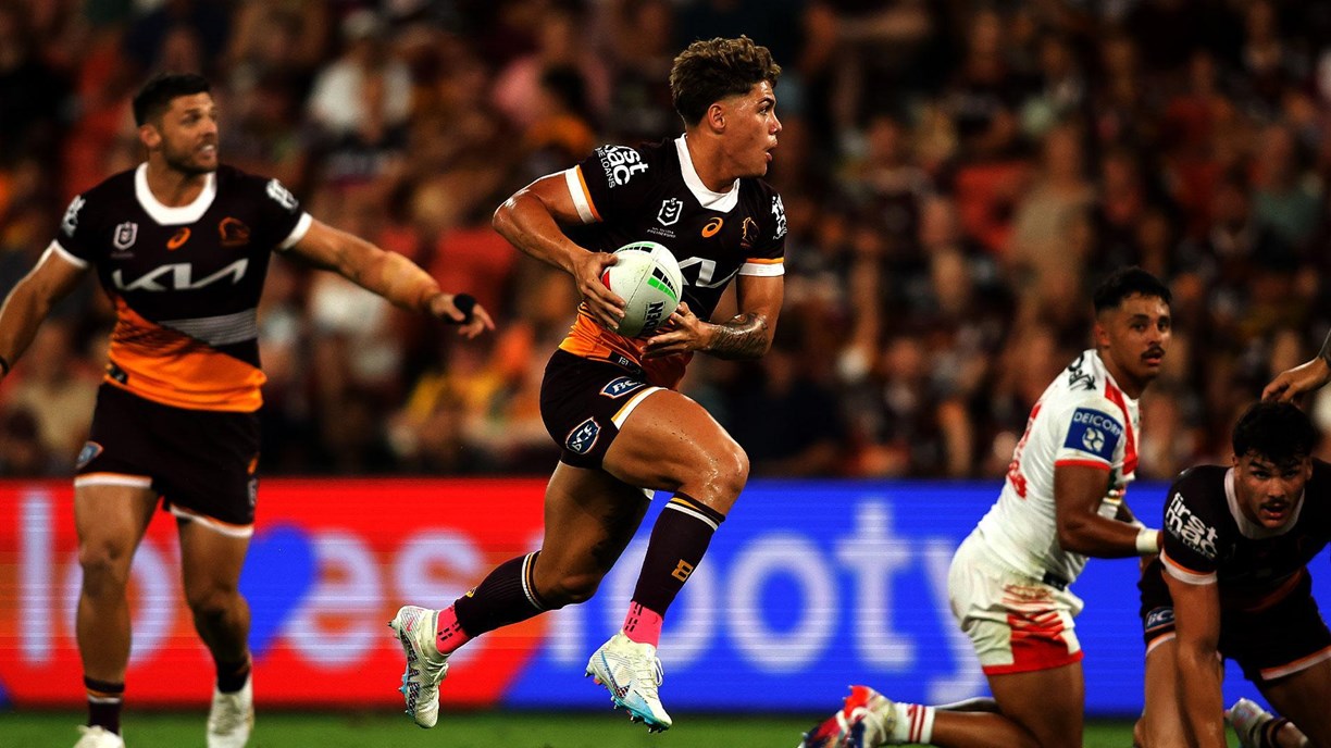 NRL 2023: Brisbane Broncos v Dolphins, Suncorp Stadium, Reece