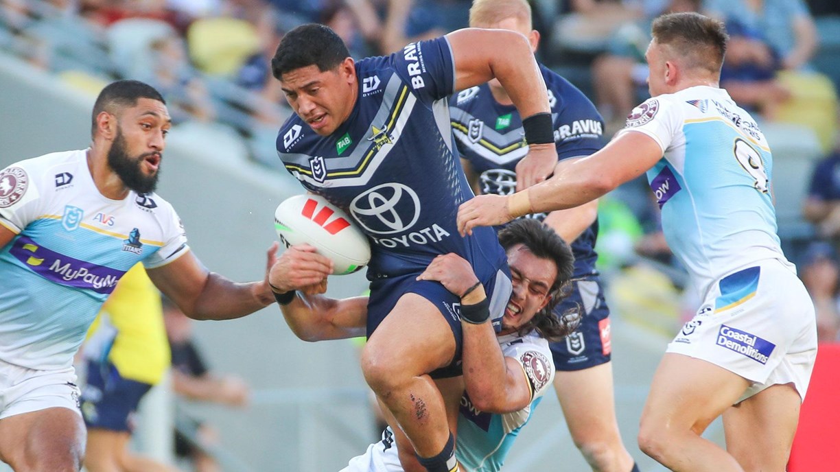 NRL 2023, North Queensland Cowboys v Gold Coast Titans, round 4 match  report, match highlights, injuries, coaches comments