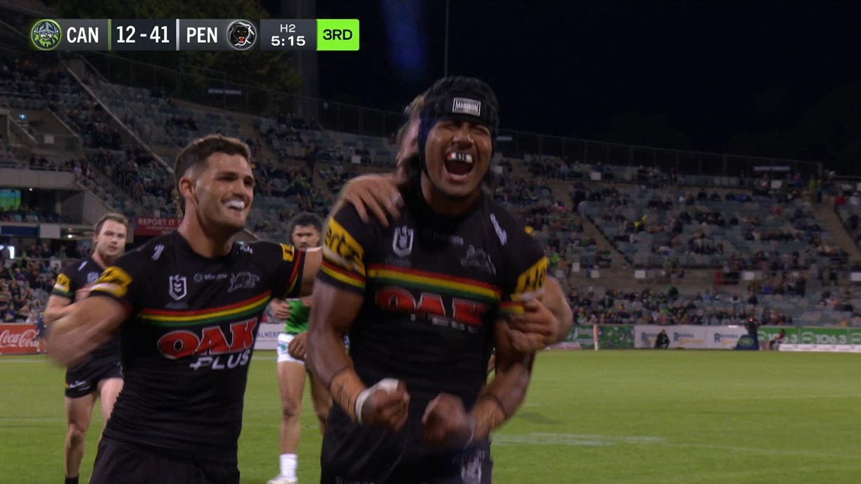 NRL 2022 – Raiders v Panthers – GIO Stadium Canberra