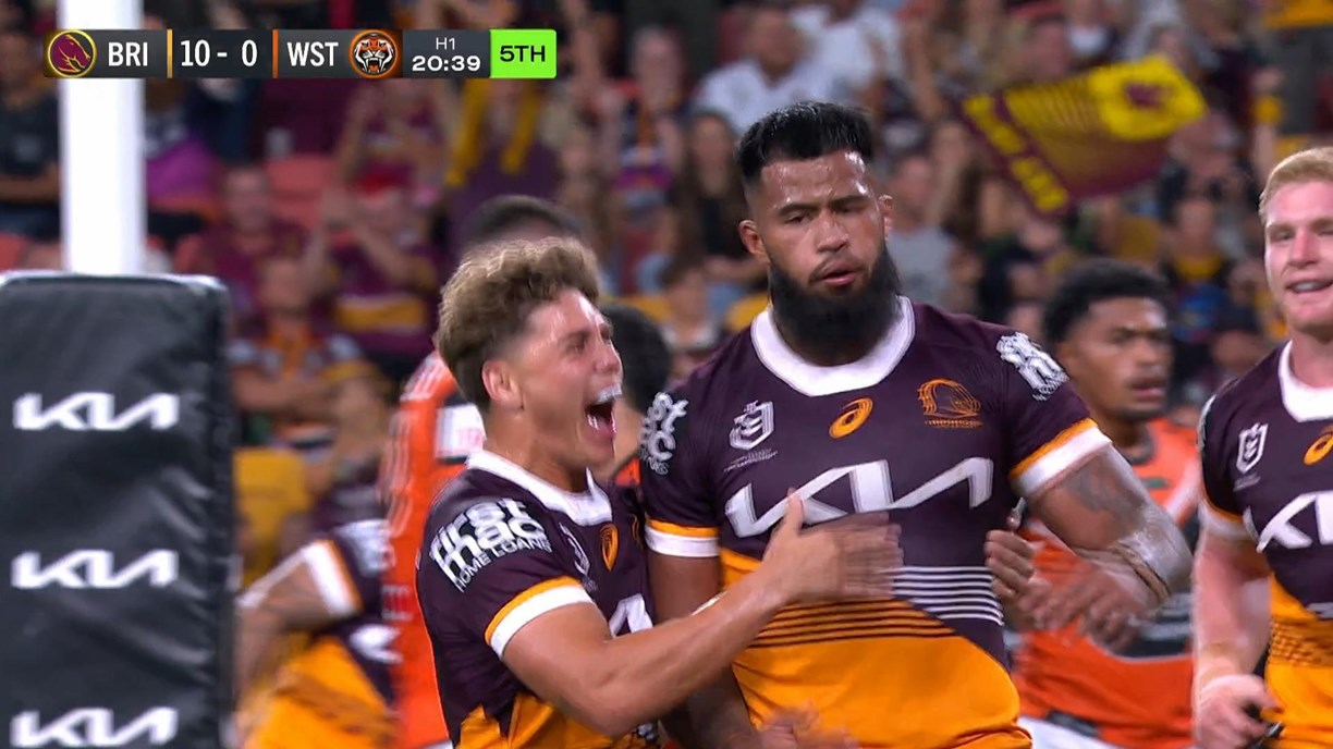 Brisbane Broncos stay unbeaten with 46-12 NRL win over Wests