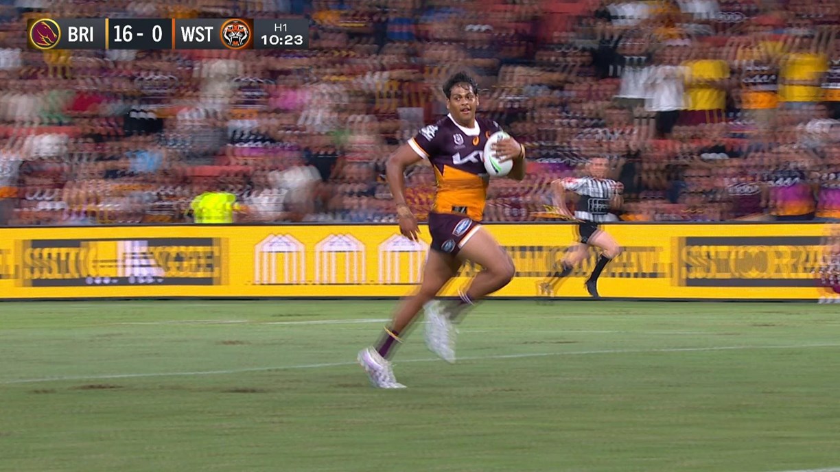 Brisbane Broncos stay unbeaten with 46-12 NRL win over Wests