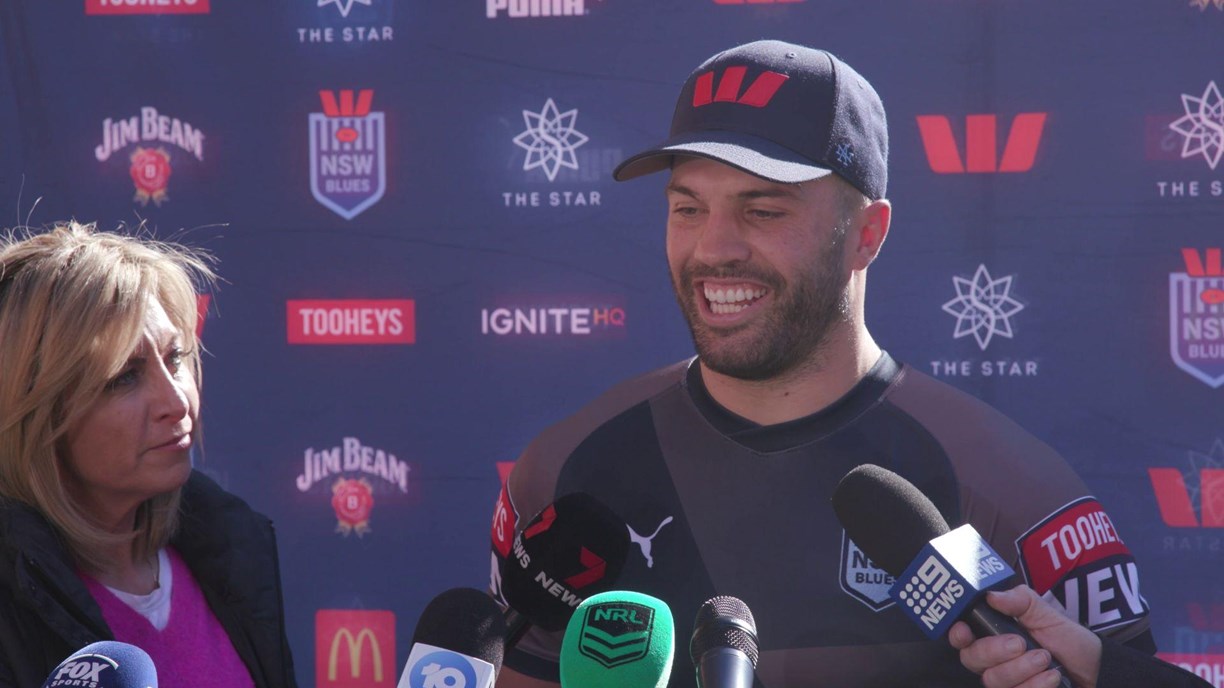 State of Origin 2023, James Tedesco New South Wales Blues, Brad Fittler, James  Tedesco, Suncorp Stadium, history, Freddy tips Teddy to silence critics in  Origin II | NRL.com