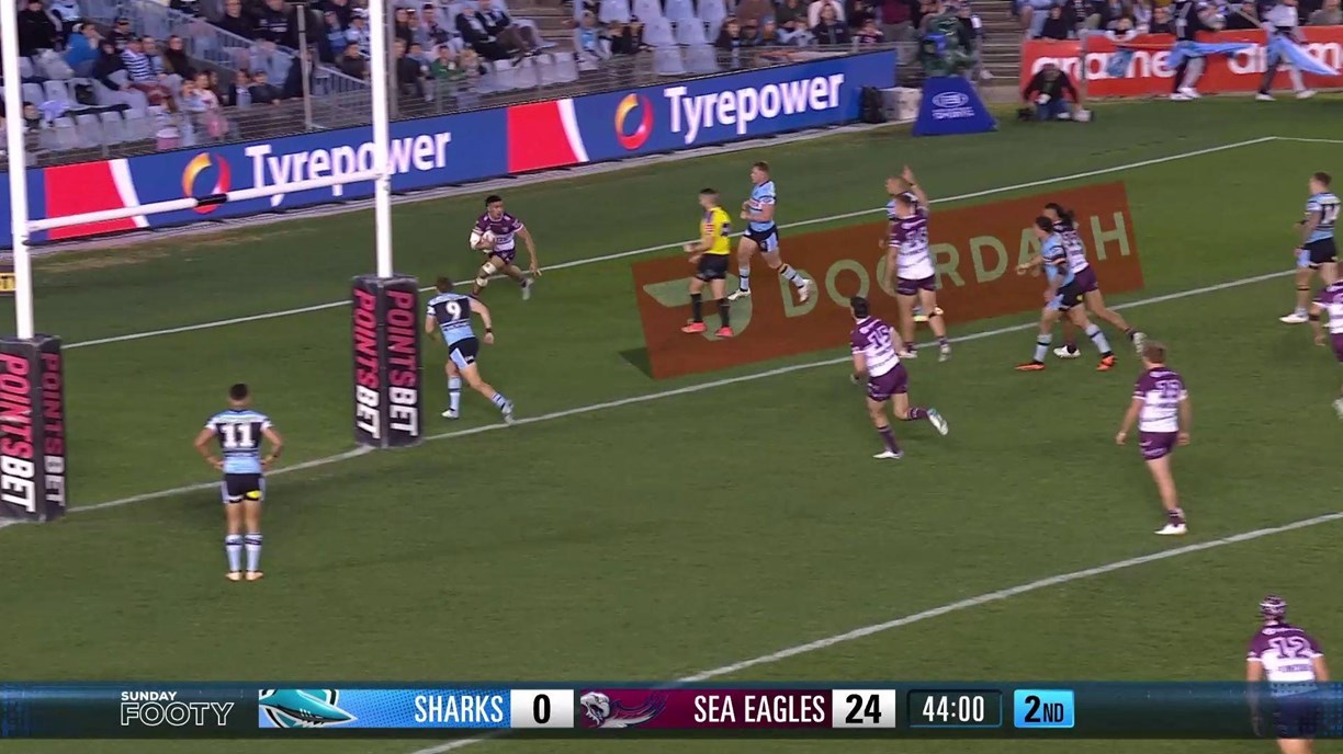 NRL 2023, Sharks v Sea Eagles, match report, NRL scores