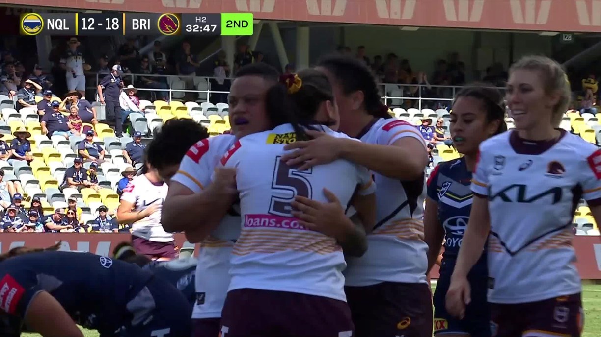 Official Telstra Women's Premiership profile of Mele Hufanga for Brisbane Broncos  Women