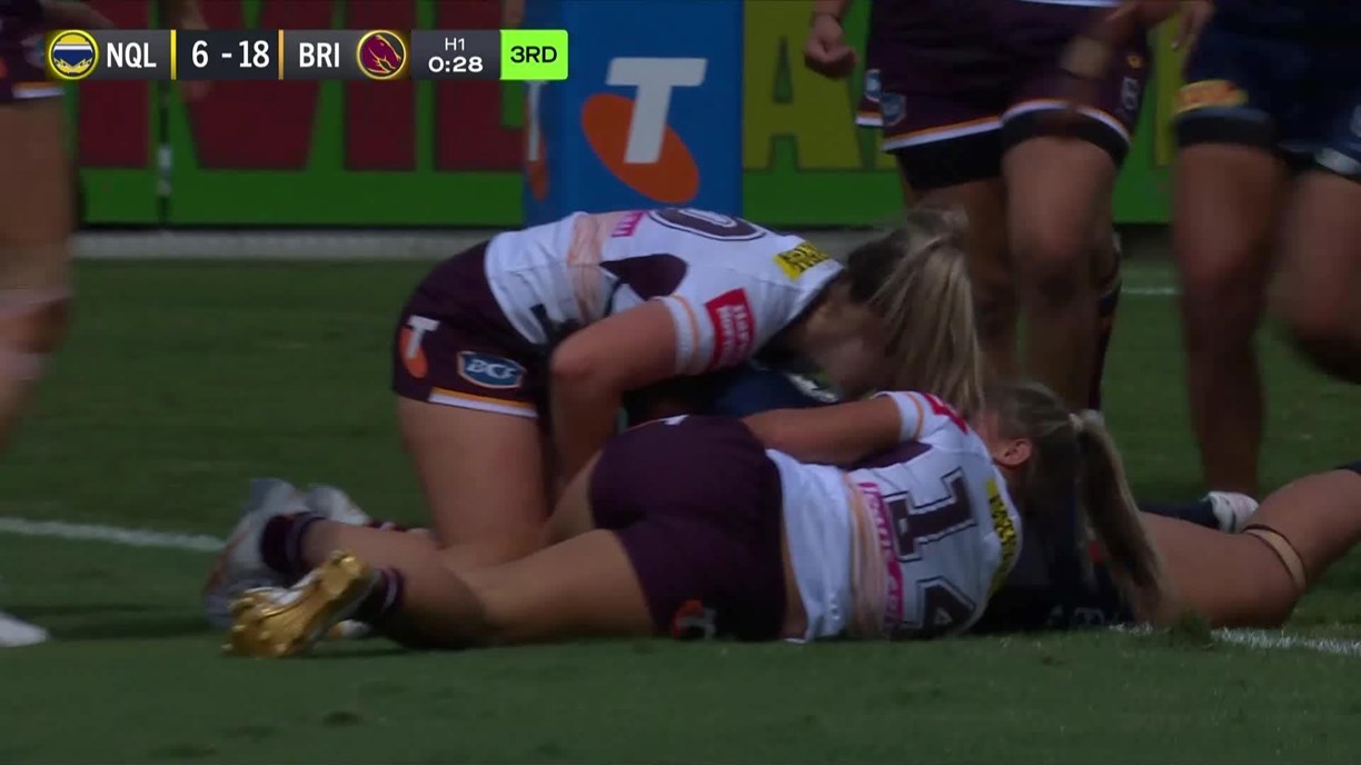 NRLW Round 1 Broncos' Werner sent off for biting in NRLW loss - ESPN