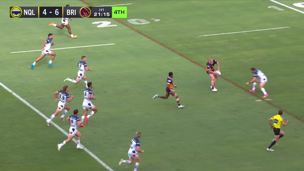 North Queensland Cowboys vs Brisbane Broncos, NRL ROUND 23