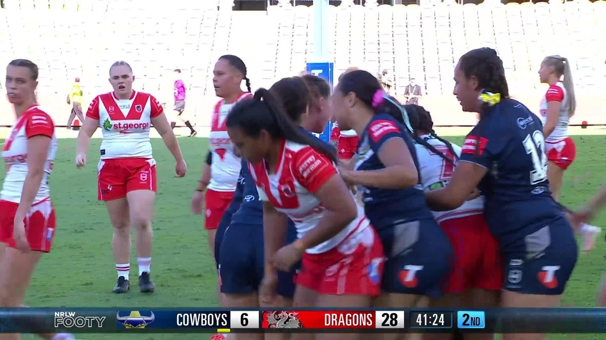 Townsville, Australia. 02nd Sep, 2023. Celebrations for Dragons following  the NRLW Round 7 match between the North Queensland Cowboys Women and the  St. George Illawarra Dragons at the Queensland Country Bank Stadium