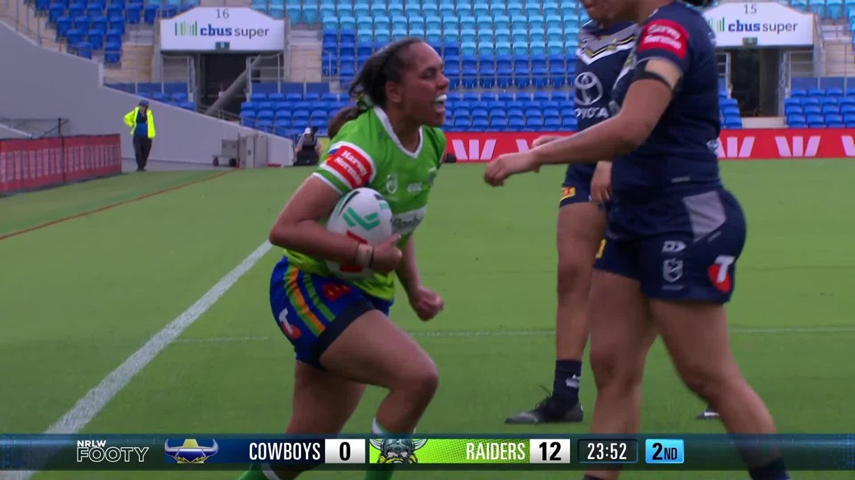 NRLW 2023, North Queensland Cowboys, Canberra Raiders, round 8