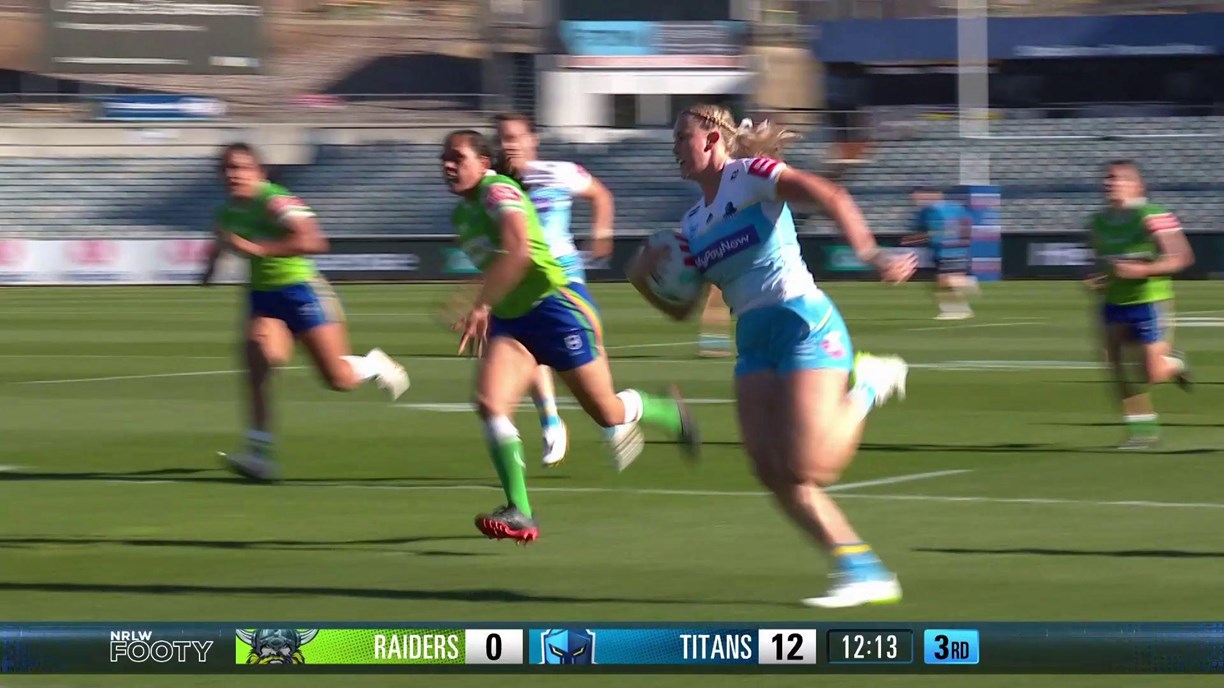 NRL, Match Report, Canberra Raiders, Gold Coast Titans