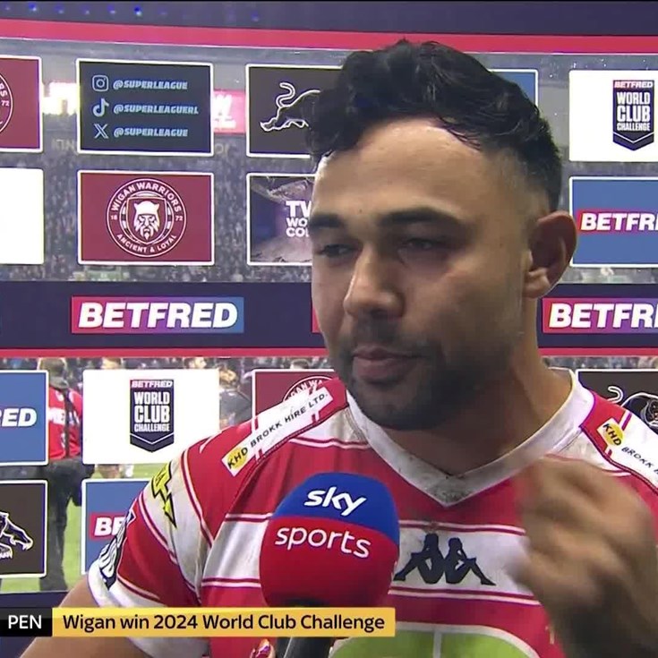 Man of the match Bevan French on Wigan's victory