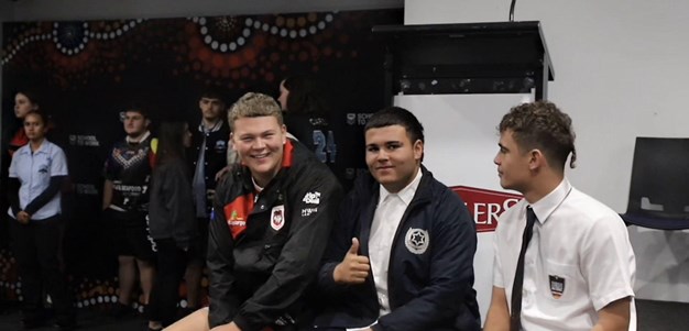 Supporting First Nations students at the Dragons NRL School to Work Careers Day