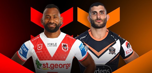 Dragons v Wests Tigers: Round 14
