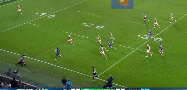 Great scramble from the Rabbitohs