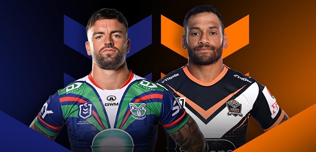 Warriors v Wests Tigers: Round 21