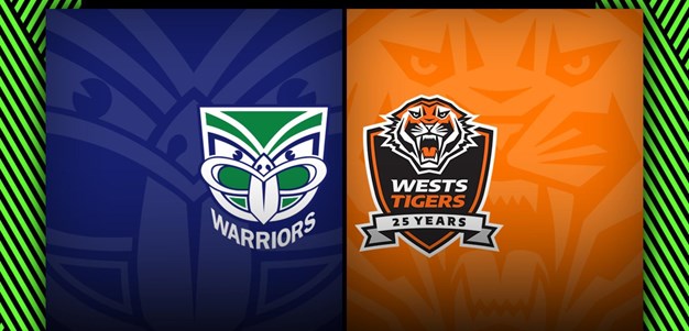Warriors v Wests Tigers – Round 21, 2024