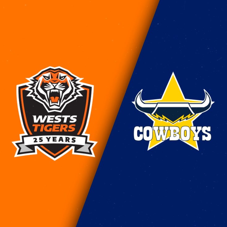 Full Match Replay: Wests Tigers vs. Cowboys - Round 22, 2024