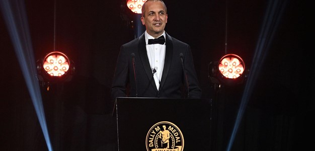 Andrew Abdo opens the 2024 Dally M Awards