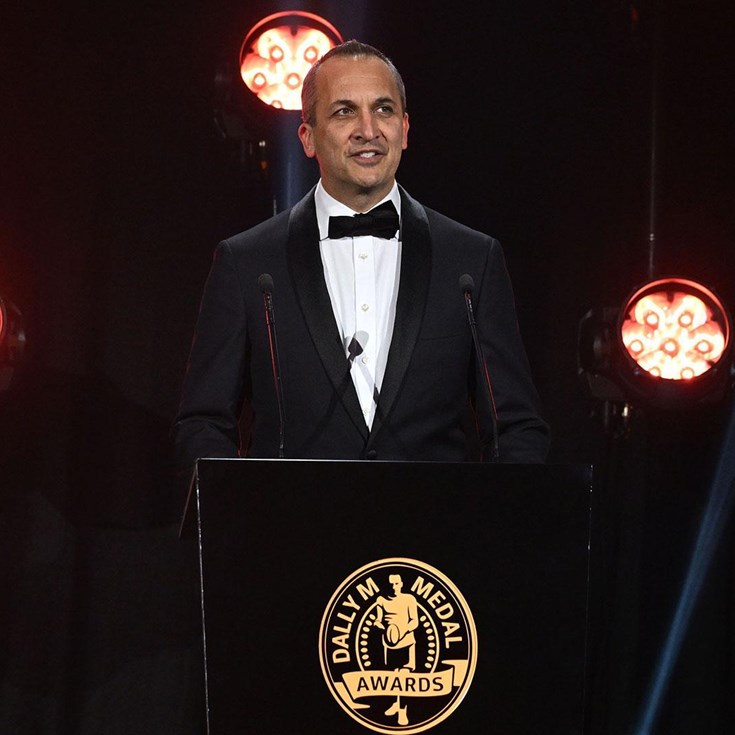 Andrew Abdo opens the 2024 Dally M Awards