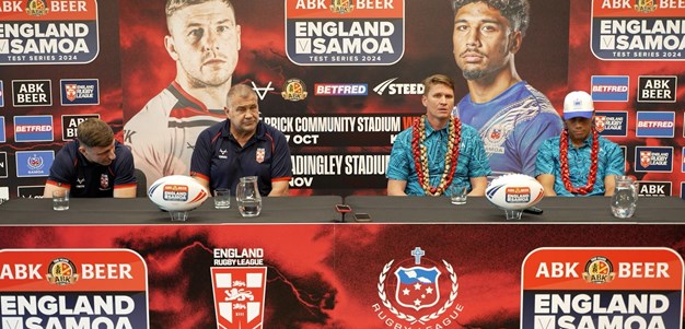 England v Toa Samoa Pre Match Press Conference