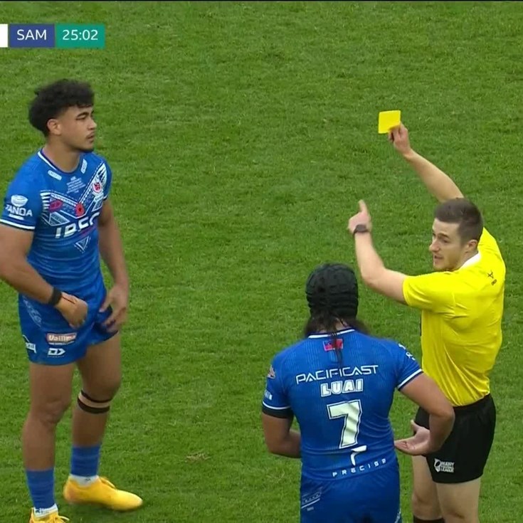 Fetalaiga Pauga sent to the sin bin