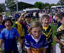 Australian Kangaroos visit Wyong Roos