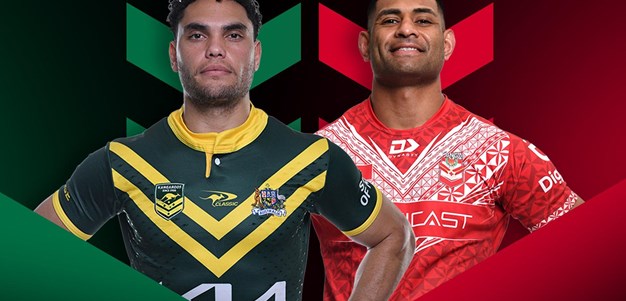 Kangaroos v Tonga XIII: Cup Final