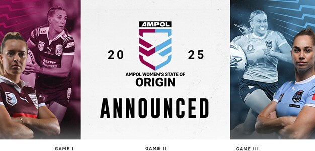 Introducing the Ampol Women's State of Origin Series for 2025