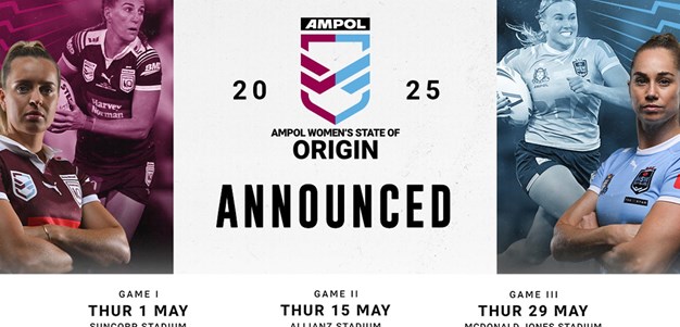 Introducing the Ampol Women's State of Origin Series for 2025