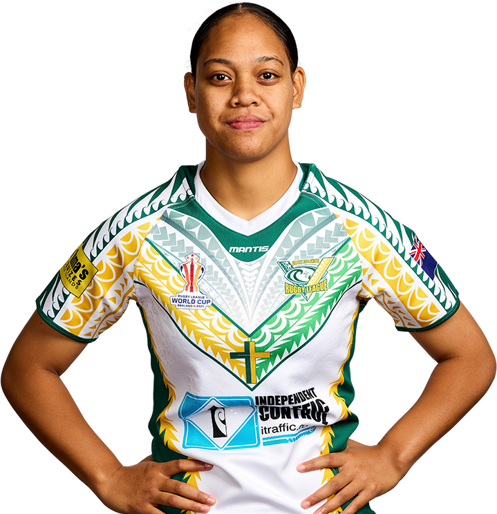 Official Womens Rugby League World Cup Profile Of Alekermay Tuaana For Cook Islands Women