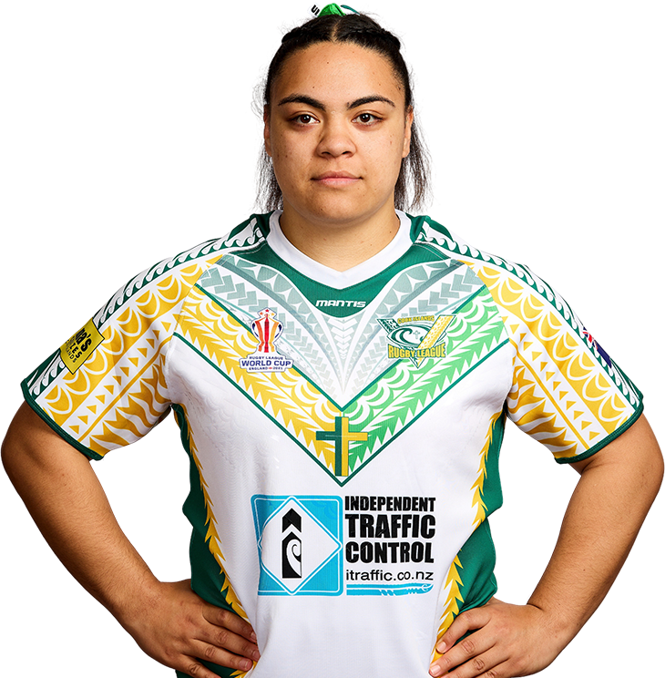 Official Womens Rugby League World Cup Profile Of Moniqca Moale For Cook Islands Women