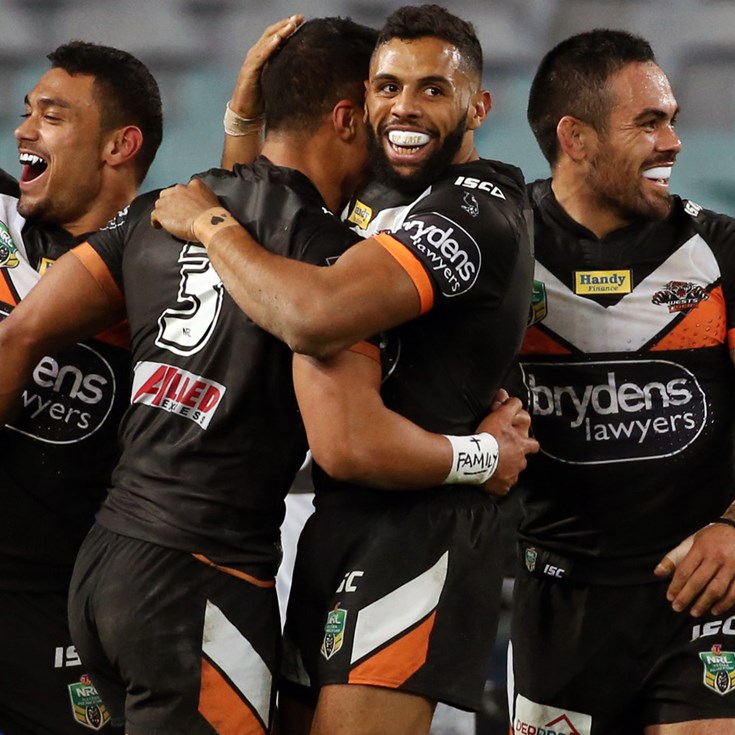 Entertaining Tigers upset Rabbitohs