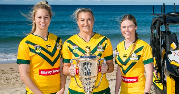 New Women's World Cup trophy unveiled | NRL.com