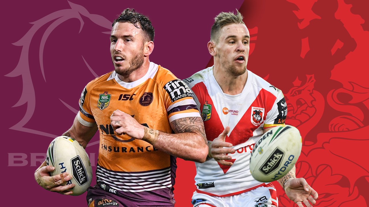 NRL Team List: Round 25 Dragons v Broncos